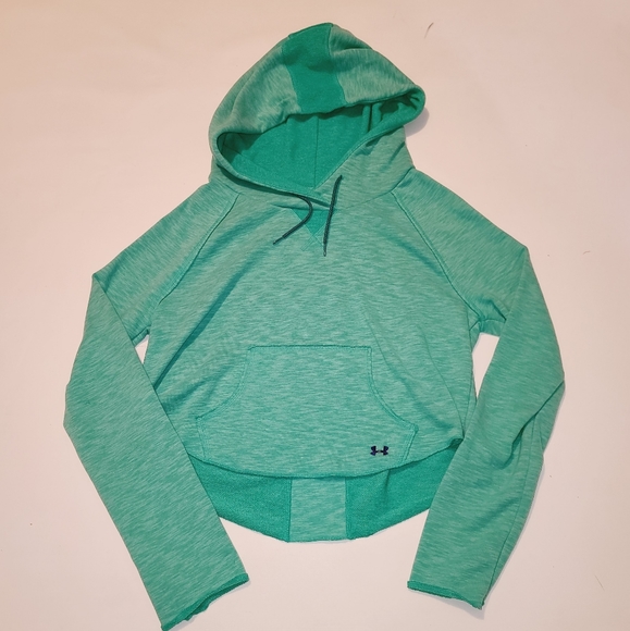 Under armour crop top hoodie sweatshirt - Picture 1 of 5